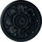Ekena Millwork Edinburgh Ceiling Medallion (Fits Canopies up to 5 1/4"), Hand-Painted Night Shade, 18"OD x 1 3/4"P CM18EDNSF - alternate 1